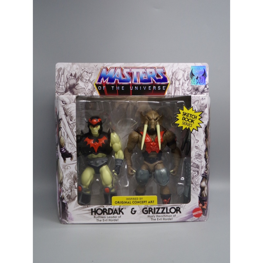 Masters of the Universe Hordak & Grizzlor Sketchbook Series Action Figure 2 Pack